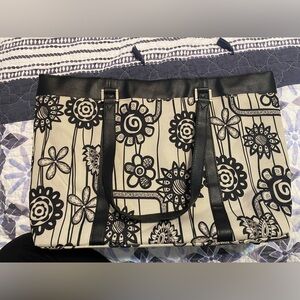 American tourist over-night bag